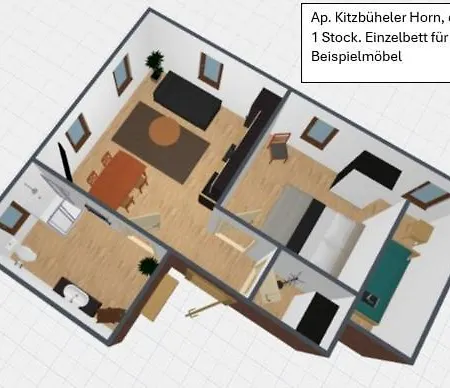 Apartament Haus Dirol Kirchberg in Tirol