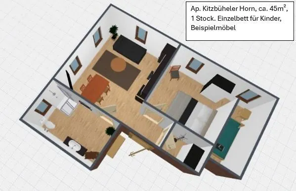 Apartment Haus Dirol Kirchberg in Tirol